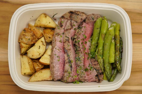 Herb Butter Chargrilled Flank Steak