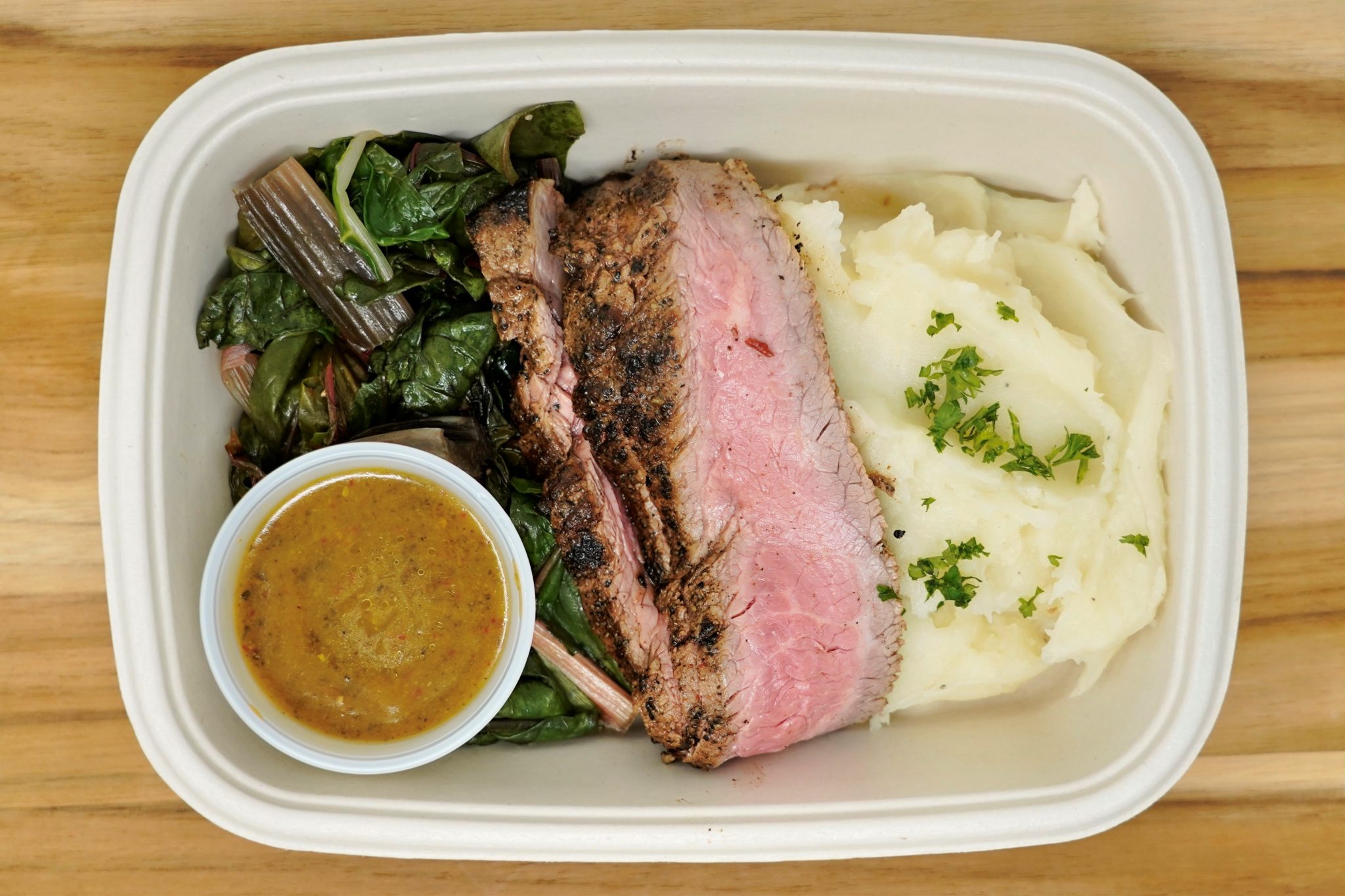 Lemon Garlic Flank Steak Mademeals