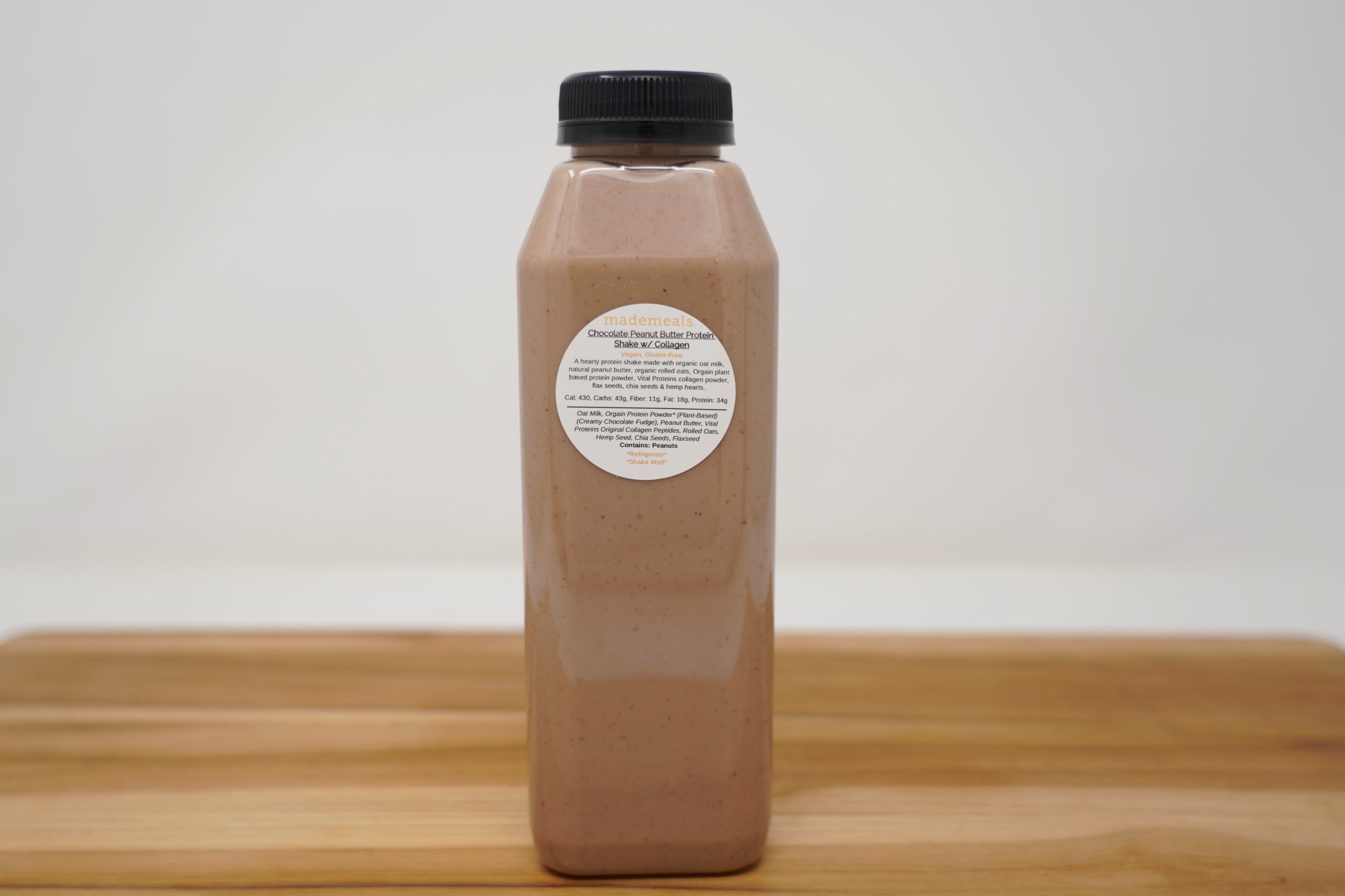 Chocolate Peanut Butter Protein Shake Vegan