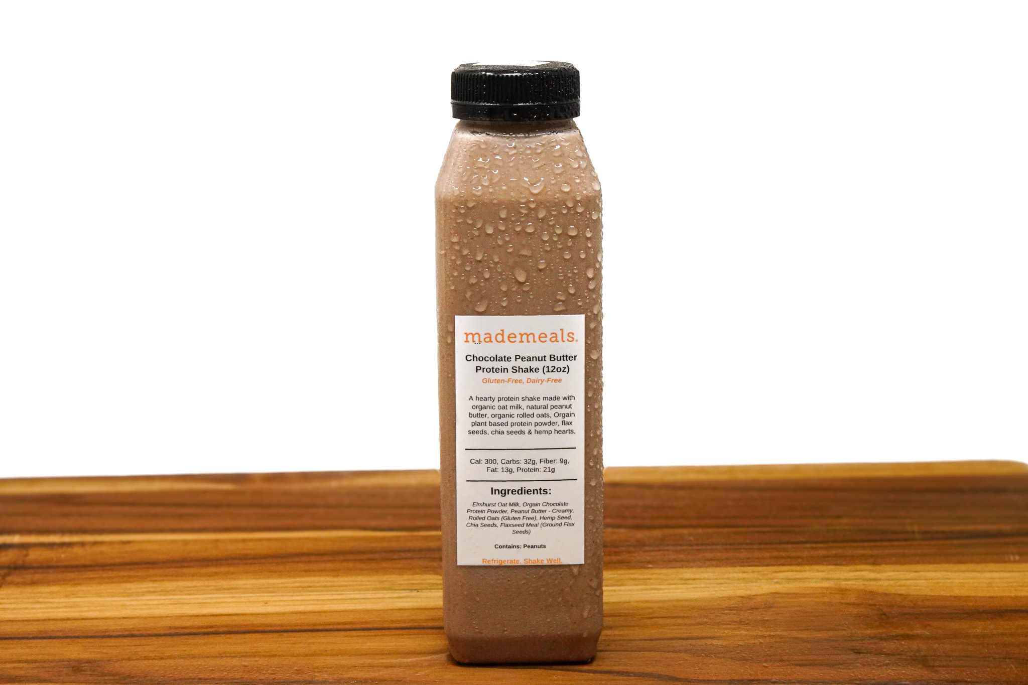 Chocolate Peanut Butter Protein Shake (Vegan)