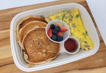 Egg Breakfast - Frittata w/ Kodiak Protein Pancakes