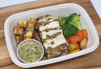 Vegan - Grilled Chimichurri Tofu