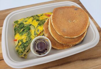 Egg Breakfast - Frittata w/ Kodiak Protein Pancakes