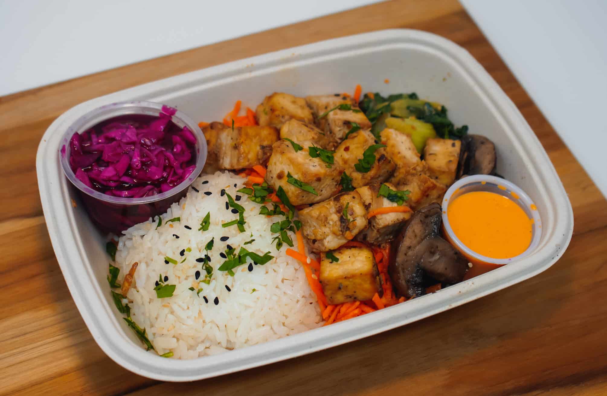 Sesame Ginger Tofu Poke Bowl - NYC/NJ Meal Delivery