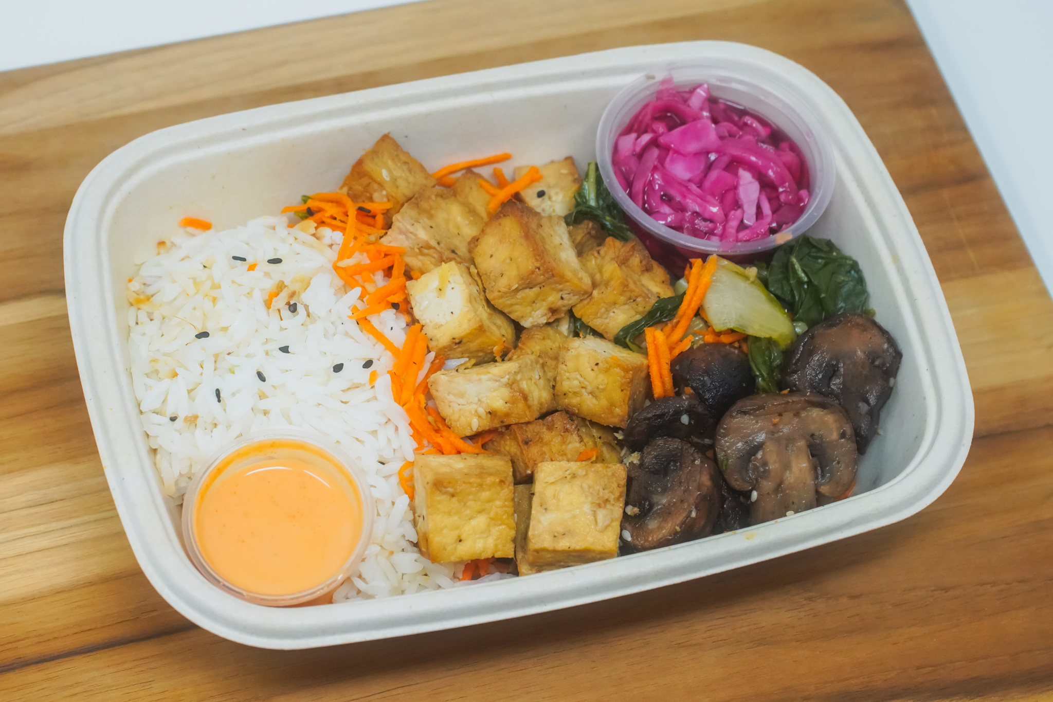 Sesame Ginger Tofu Poke Bowl - NYC/NJ Meal Delivery