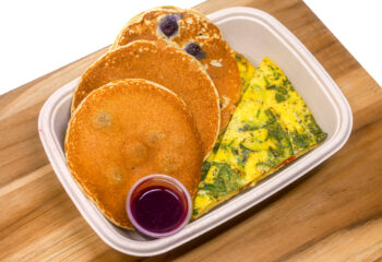 Egg Breakfast - Frittata w/ Kodiak Protein Pancakes
