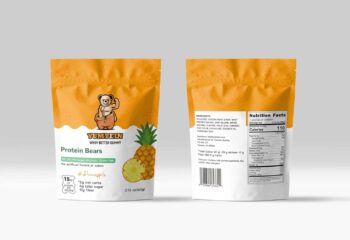 High Protein Gummy Bears (Pineapple)