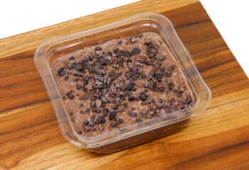 Banana Chocolate Overnight Oats with Cacao Nibs